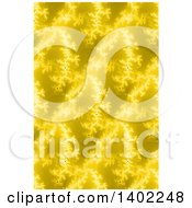 Poster, Art Print Of Seamless Yellow Fractal Background
