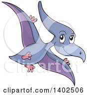 Poster, Art Print Of Flying Pterodactyl Dinosaur