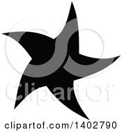 Poster, Art Print Of Black And White Star Design