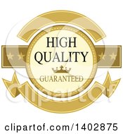 Poster, Art Print Of High Quality Guaranteed Banner Retail Label Design Element