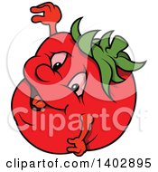 Poster, Art Print Of Cartoon Tomato Character