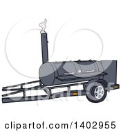 Poster, Art Print Of Bbq Cooker On A Trailer