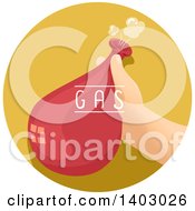 Poster, Art Print Of Childs Hand Holding A Balloon Filled With Gas