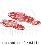 Clipart Of Sketched Meat Royalty Free Vector Illustration by Vector Tradition SM