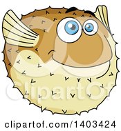 Poster, Art Print Of Cartoon Blow Fish