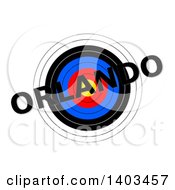Poster, Art Print Of Target With Orlando Text Over It On A White Background