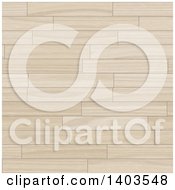 Clipart Of A Background Of Light Wood Flooring Royalty Free Vector Illustration