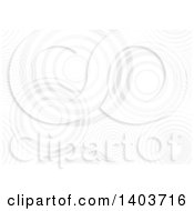 Clipart Of A Grayscale Background Of Concentric Circles Royalty Free Vector Illustration by dero