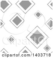 Poster, Art Print Of Retro Seamless Grayscale Pattern Background Of Diamonds