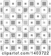 Poster, Art Print Of Retro Seamless Grayscale Pattern Background Of Squares