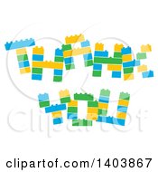 Clipart Of A Thank You Design Of Legos Royalty Free Vector Illustration by Cherie Reve