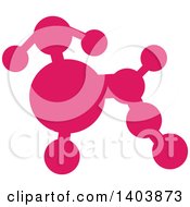 Poster, Art Print Of Silhouetted Pink Poodle