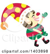 Poster, Art Print Of Happy Christmas Elf Walking