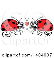 Poster, Art Print Of Ladybug Couple In Love