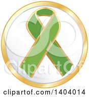 Poster, Art Print Of Green Awareness Ribbon Icon