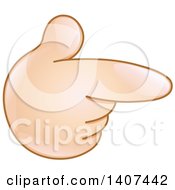 Poster, Art Print Of Cartoon Emoji Hand Pointing