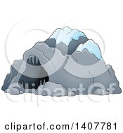 Cave With Snow