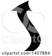 Poster, Art Print Of Black And White Up Directional Arrow Design Element