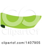Clipart Of A Green Eco Label Royalty Free Vector Illustration