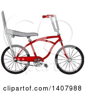 Poster, Art Print Of Cartoon Red Stingray Bicycle