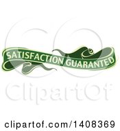 Green And Gold Luxurious Retail Ribbon Banner Design Element