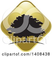 Clipart Of A Tree Design Royalty Free Vector Illustration