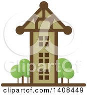 Poster, Art Print Of Tall House