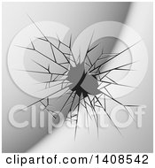 Clipart Of A Background Of Shattered Glass Royalty Free Vector Illustration