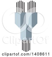Clipart Of An Abstract Icon Royalty Free Vector Illustration