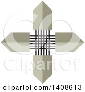 Clipart Of An Abstract Icon Royalty Free Vector Illustration