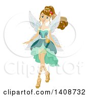 Poster, Art Print Of Caucasian Teen Girl In A Fairy Costume