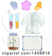 Poster, Art Print Of Science Lab Elements