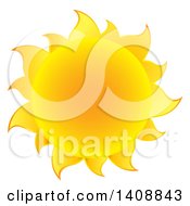 Poster, Art Print Of Yellow Summer Time Sun