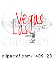Clipart Of A Las Vegas Word Collage On White Royalty Free Illustration