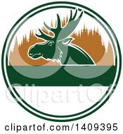 Poster, Art Print Of Moose Hunting Design