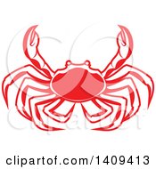 Poster, Art Print Of Crab Seafood Design