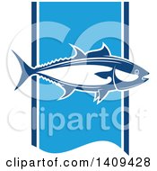 Clipart Of A Tuna Fish Seafood Design Royalty Free Vector Illustration by Vector Tradition SM