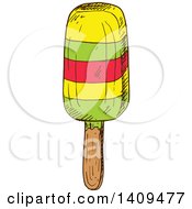 Poster, Art Print Of Sketched Popsicle