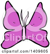 Poster, Art Print Of Cartoon Butterfly