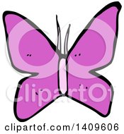 Poster, Art Print Of Cartoon Butterfly