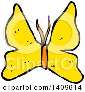 Poster, Art Print Of Cartoon Butterfly
