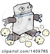 Poster, Art Print Of Cartoon Robot