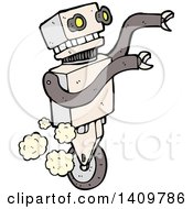 Poster, Art Print Of Cartoon Robot