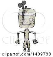 Poster, Art Print Of Cartoon Robot