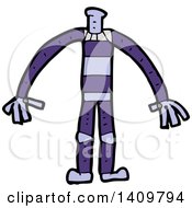 Cartoon Headless Robot Body