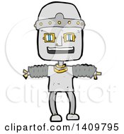 Poster, Art Print Of Cartoon Robot