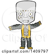 Poster, Art Print Of Cartoon Robot