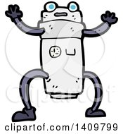 Poster, Art Print Of Cartoon Robot