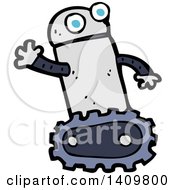 Poster, Art Print Of Cartoon Robot