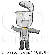 Poster, Art Print Of Cartoon Robot